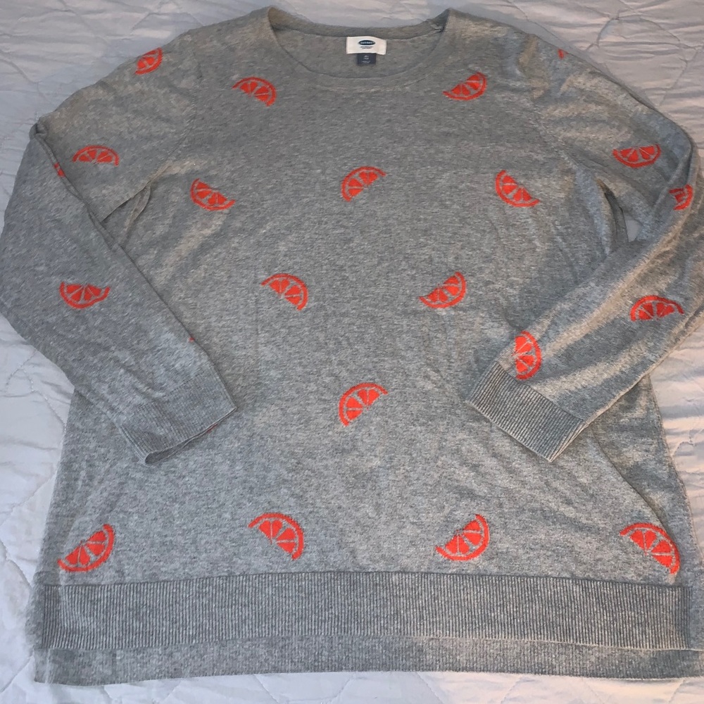 Old Navy Orange Slice Sweater